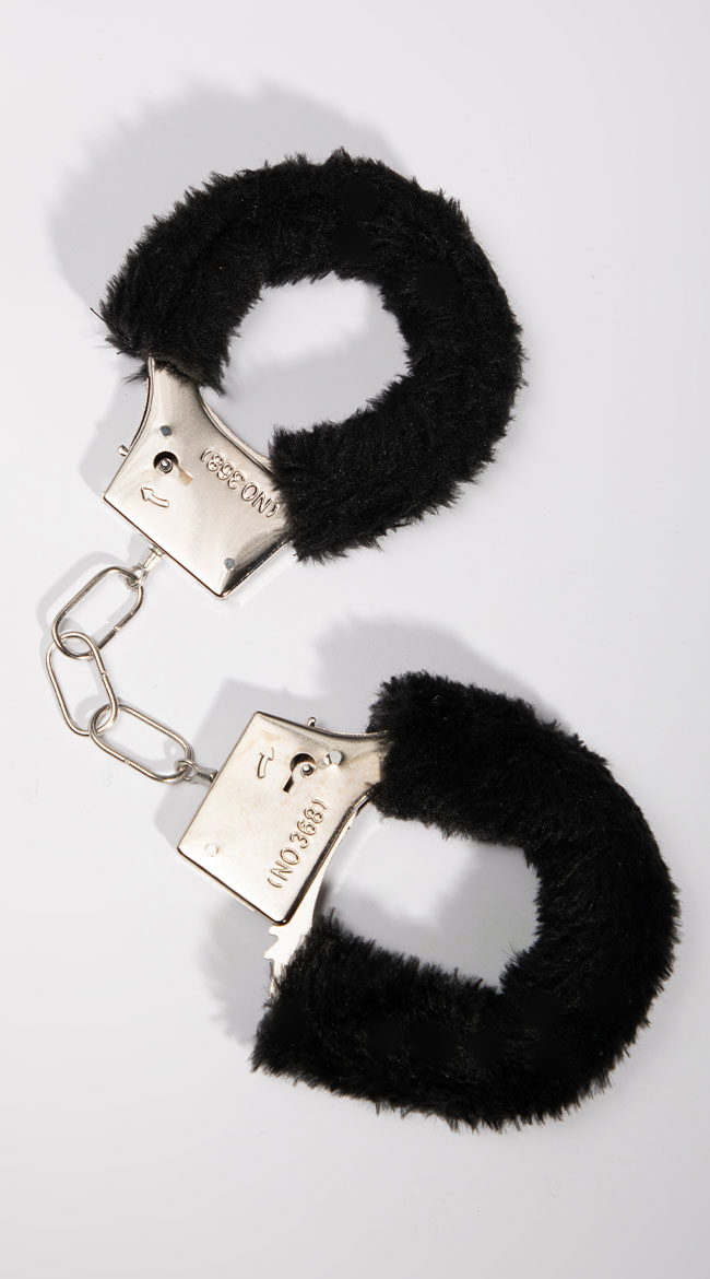 Beginner S Handcuffs Furry Black Handcuff Bdsm Handcuffs