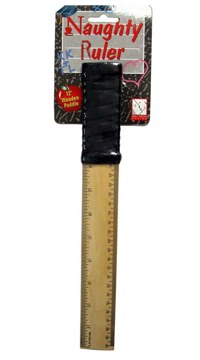 Naughty Ruler Paddle Ruler Sex Paddle