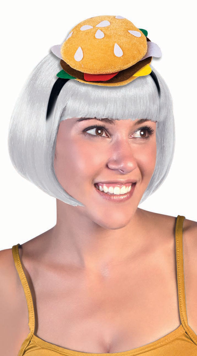 Burger Babe Headband Food Costume Accessories