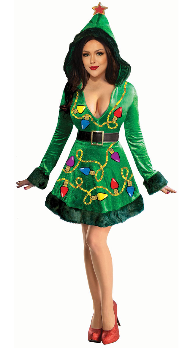 Pining For Affection Costume Sexy Christmas Tree Costume