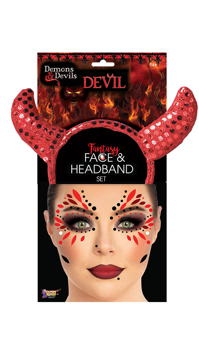 Devil Headband Costume Kit, Devil Costume Accessories