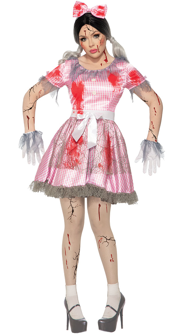 halloween decoration dolls carrying body