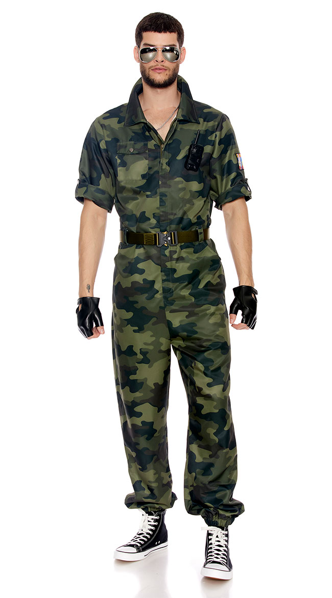 Men's Combat Ready Costume, Men's Army Costume - Yandy.com