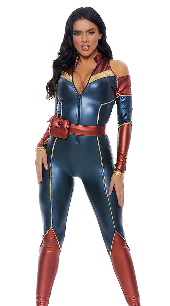 Space Captain Hero Costume, captain superhero costume - Yandy.com