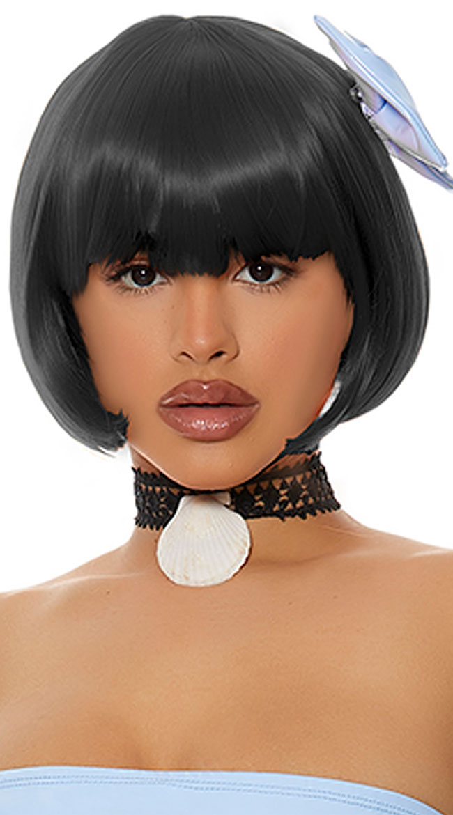 Black Bob Wig Sexy Lingerie Photos - Best Friend Bob Wig , Sexy Black Bob Wig-Yandy.com