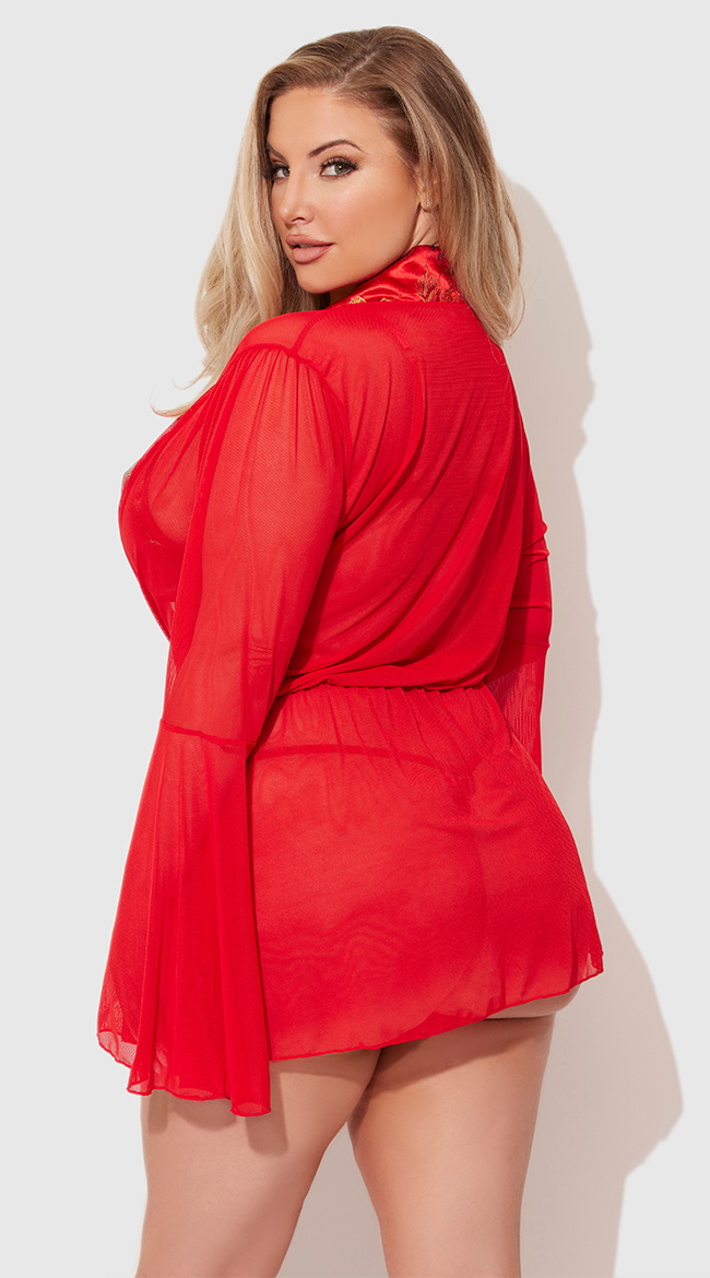 Red Dragon Bra Top