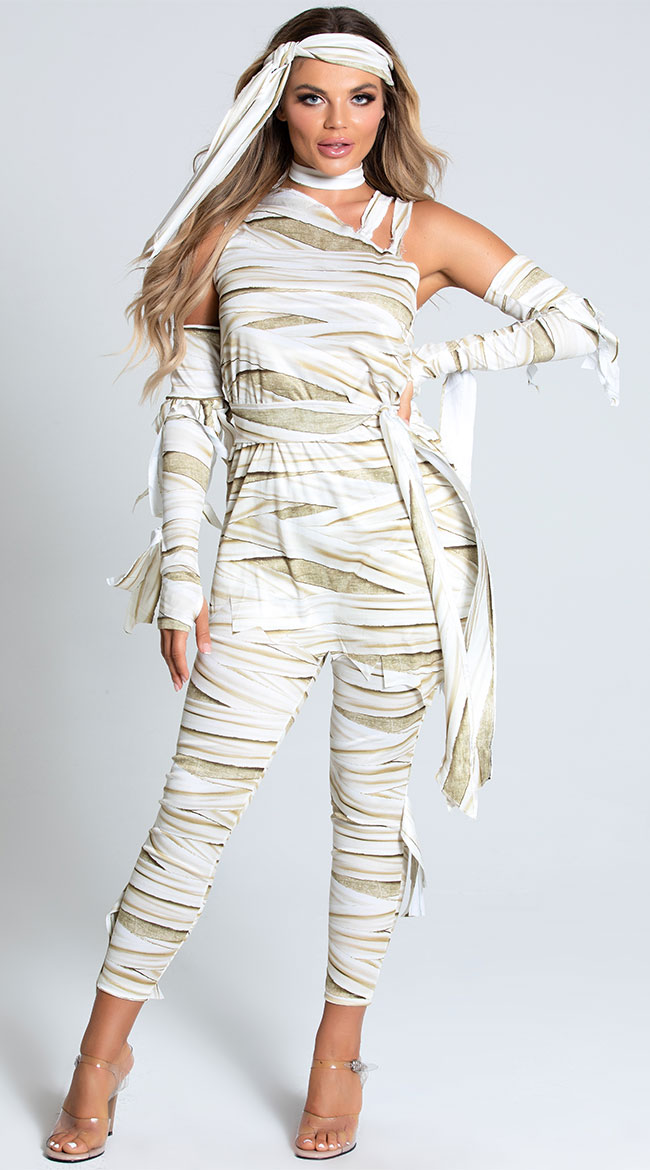Who S Your Mummy Costume Mummy Wrapped Bandage Costume