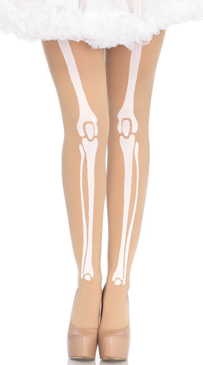 Skeleton Bone Tights