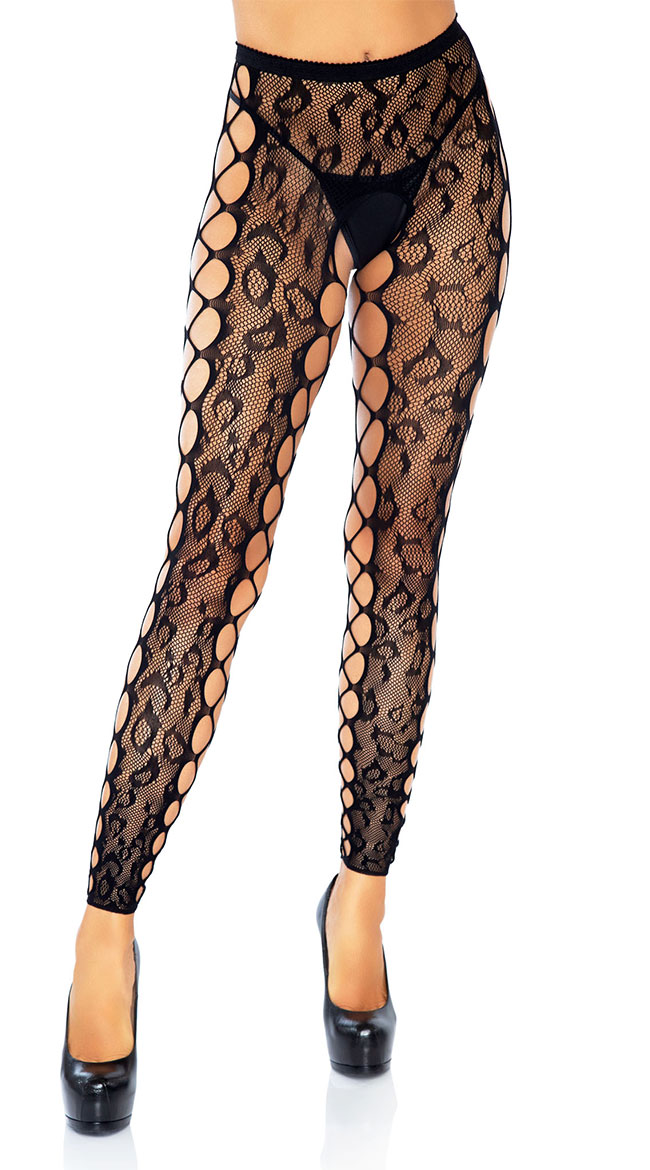 leopard gym tights