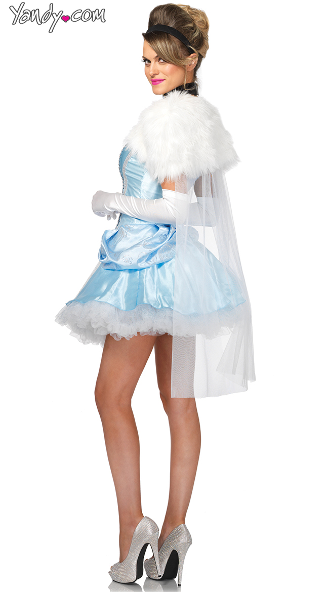 Slipper Less Sweetie Costume Sexy Cinder Sweetie Costume Blue And White Slipper Less Sweetie 