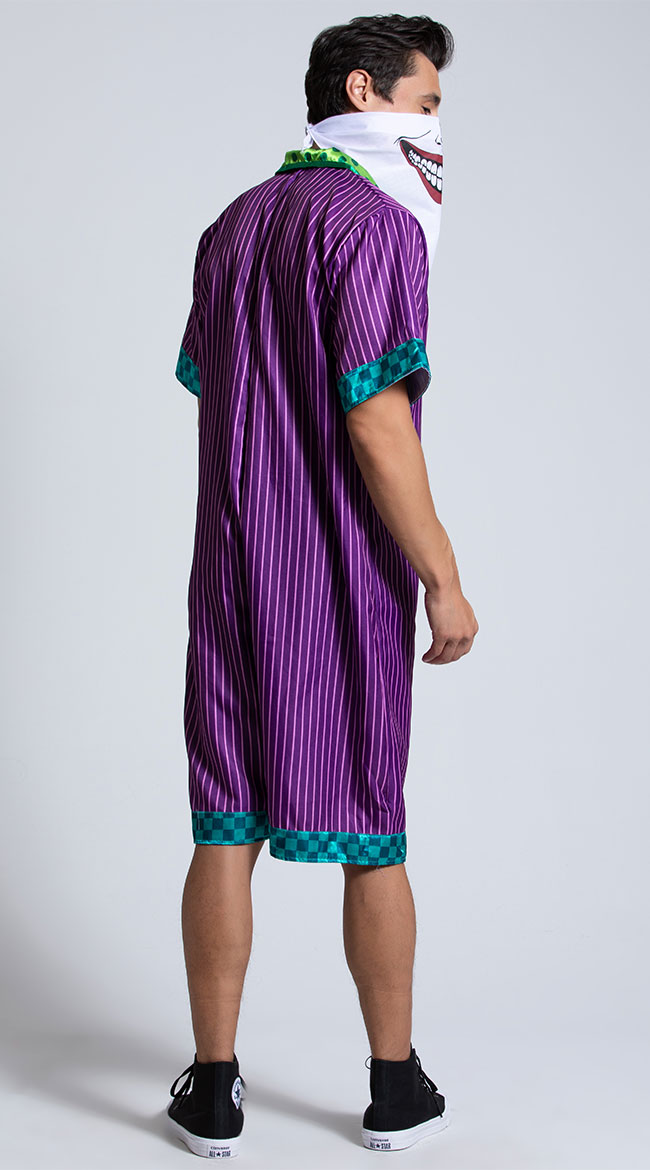 Men's Super Villain Costume, men's villain jumpsuit costume