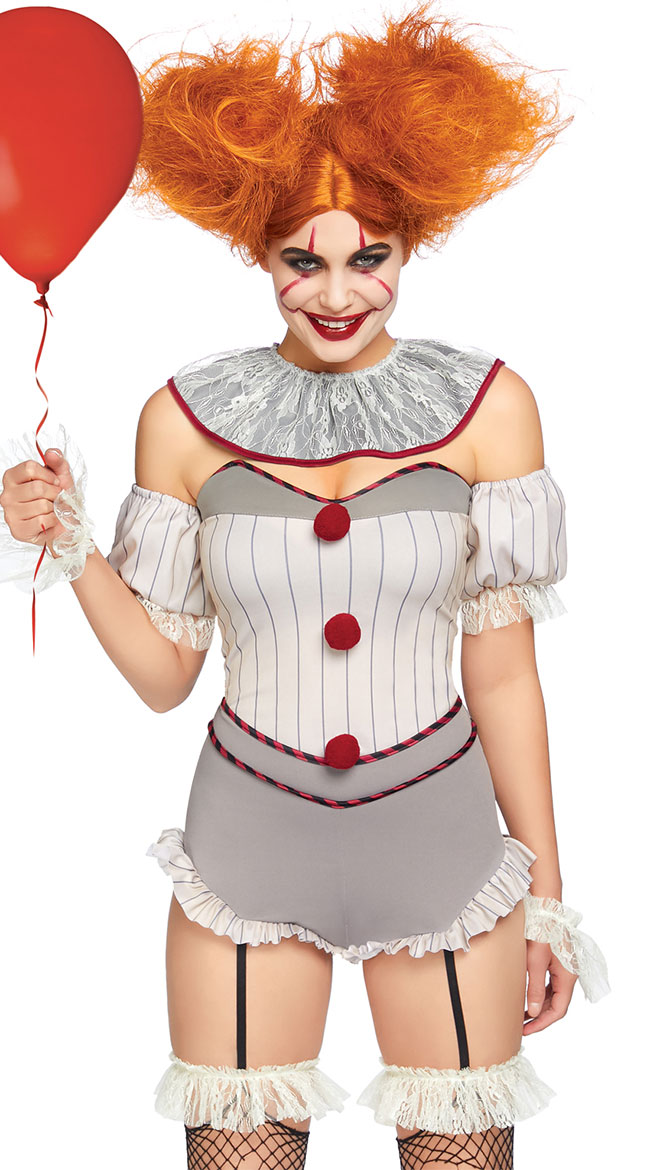 Killer Sewer Clown Costume Sewer Clown Character Costume 8135