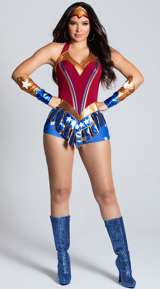 Sexy Wonder Woman Garter - Sexy Wonder Woman Costumes, Adult Wonder Woman Costume ...