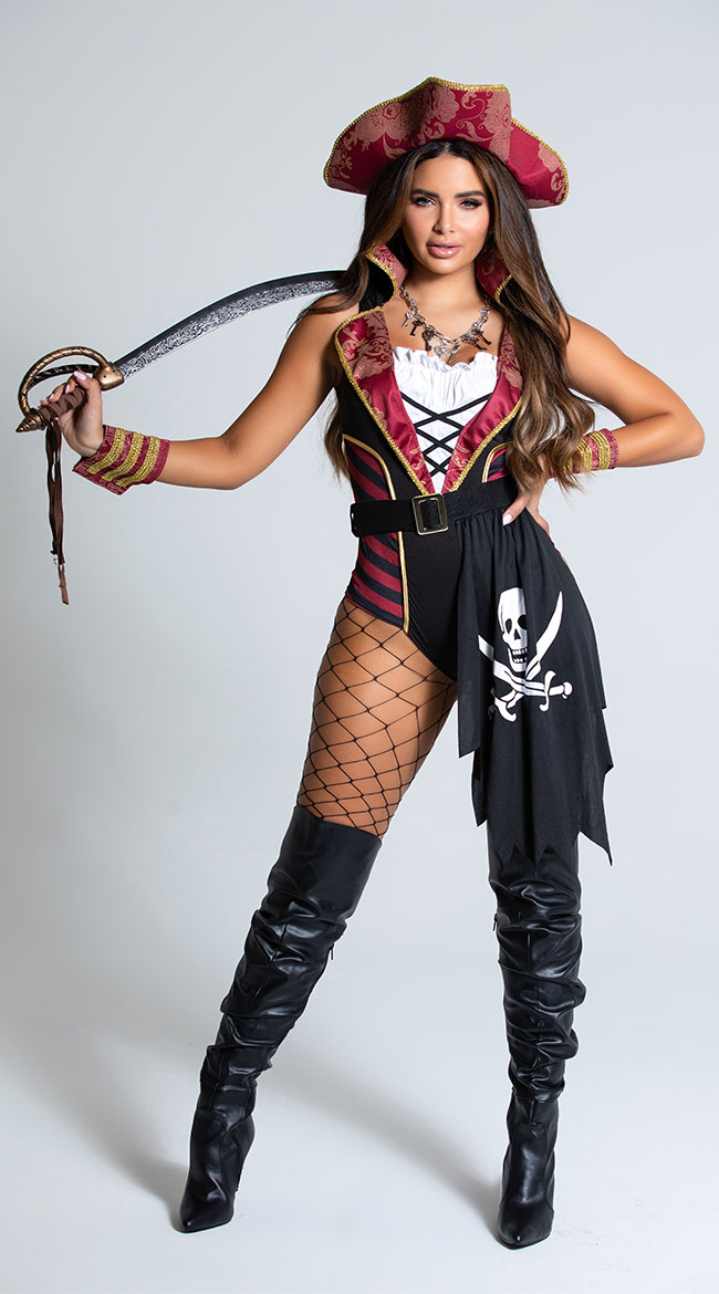 Sultry Swashbuckler Costume Sexy Pirate Costume 0481