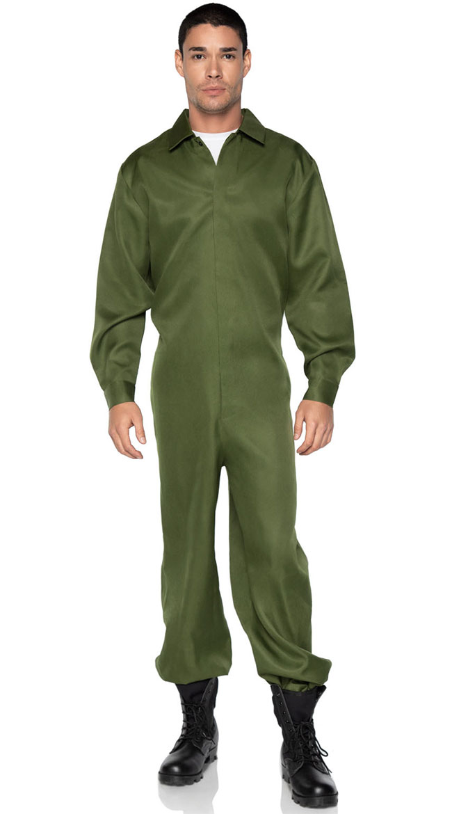 Men's DIY Jumpsuit Costume, Men's Military Costume - Yandy.com