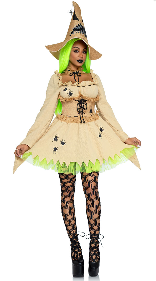 Bugged Out Baddie, Sexy Spider Witch Costume-Yandy.com