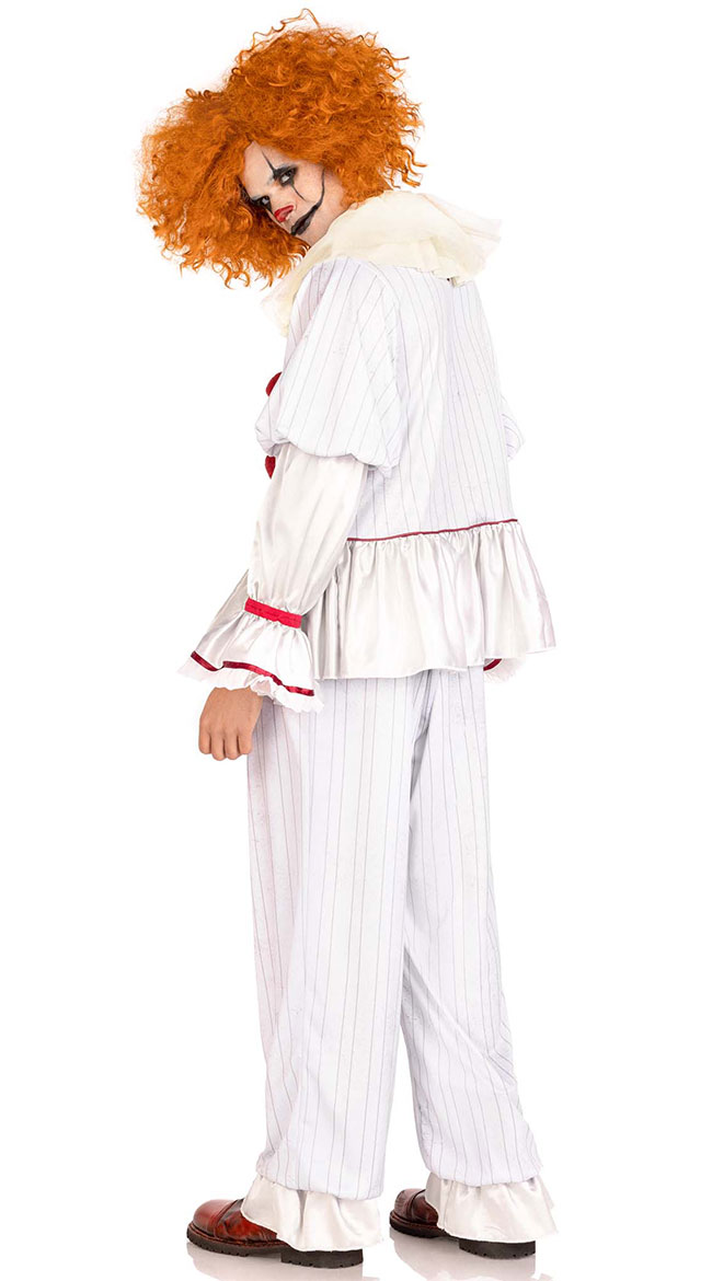 Men's Killer Clown Costume, Men's Scary Clown Costume