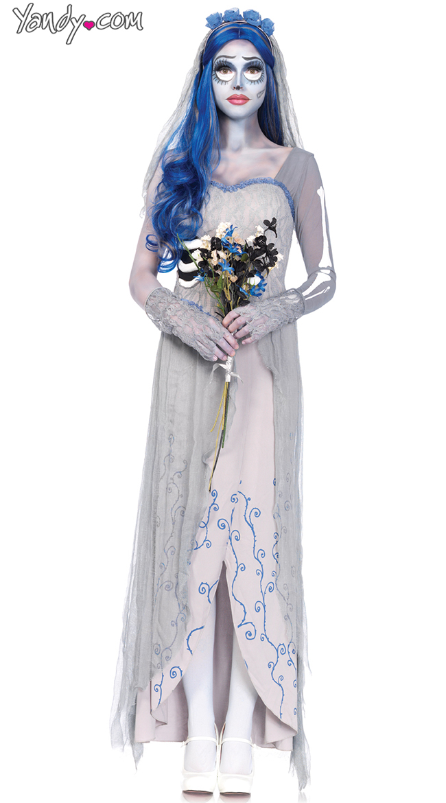 Corpse Bride Costume Bridal Costume Zombie Bride Costume