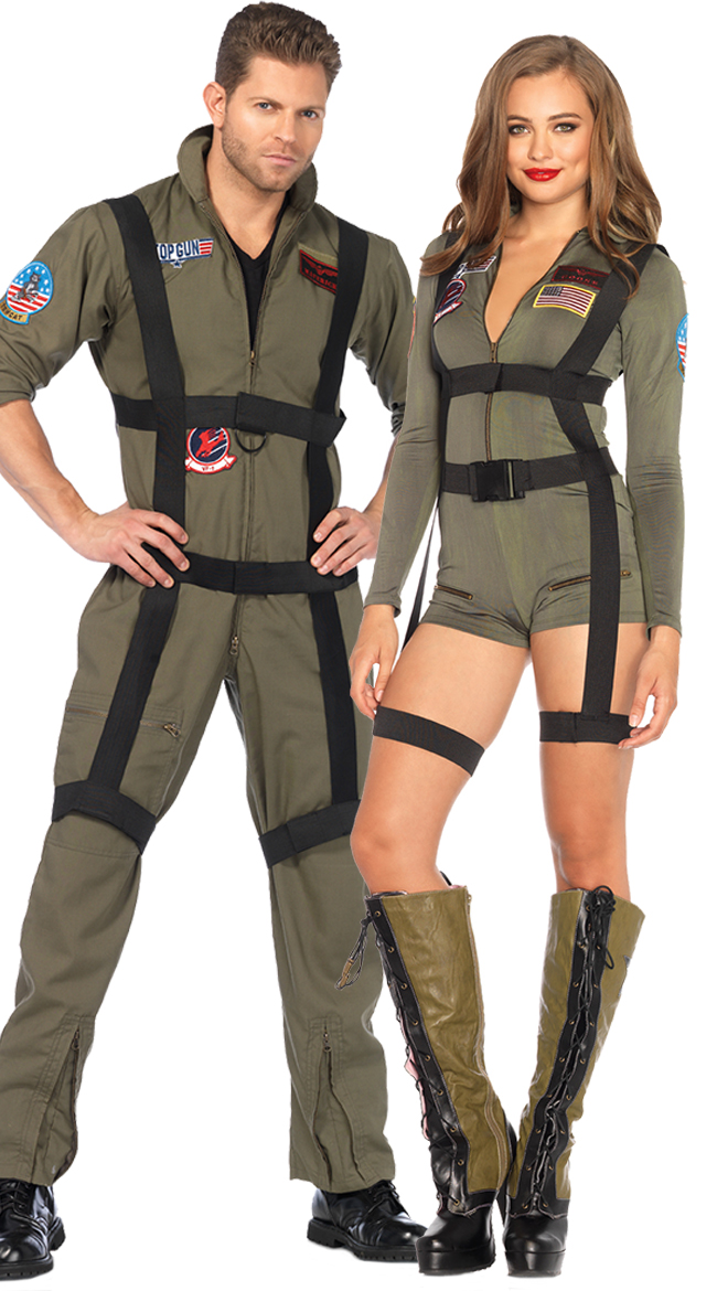 Top Gun Paratrooper Military Adult Costume.