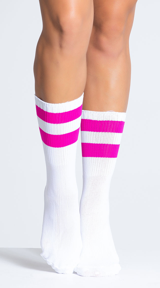 Striped Ankle Socks, Colorful Ankle Socks, Striped Anklet Socks