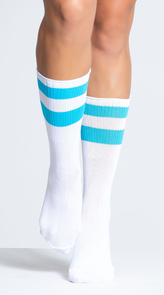 Striped Ankle Socks, Colorful Ankle Socks, Striped Anklet Socks