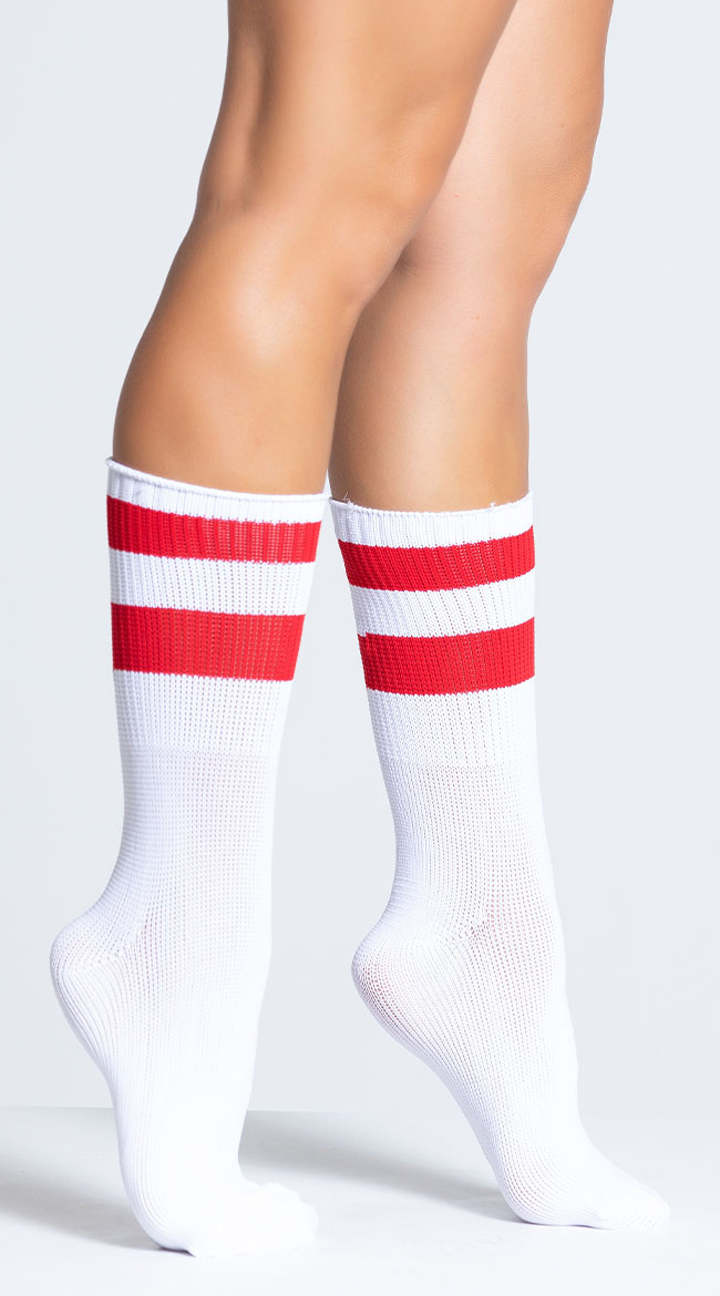 Striped Ankle Socks, Colorful Ankle Socks, Striped Anklet Socks