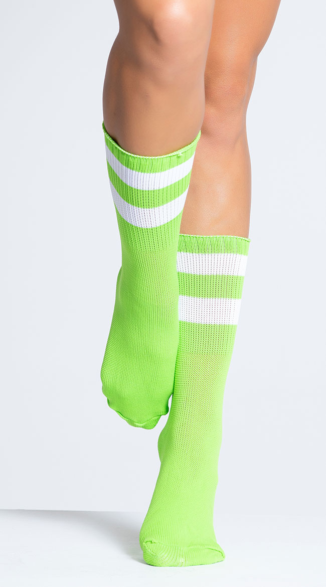 Striped Ankle Socks, Colorful Ankle Socks, Striped Anklet Socks