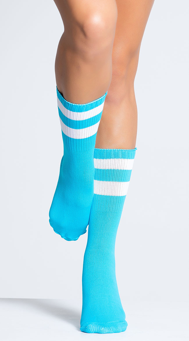 Striped Ankle Socks, Colorful Ankle Socks, Striped Anklet Socks