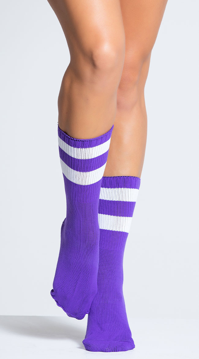 Striped Ankle Socks, Colorful Ankle Socks, Striped Anklet Socks