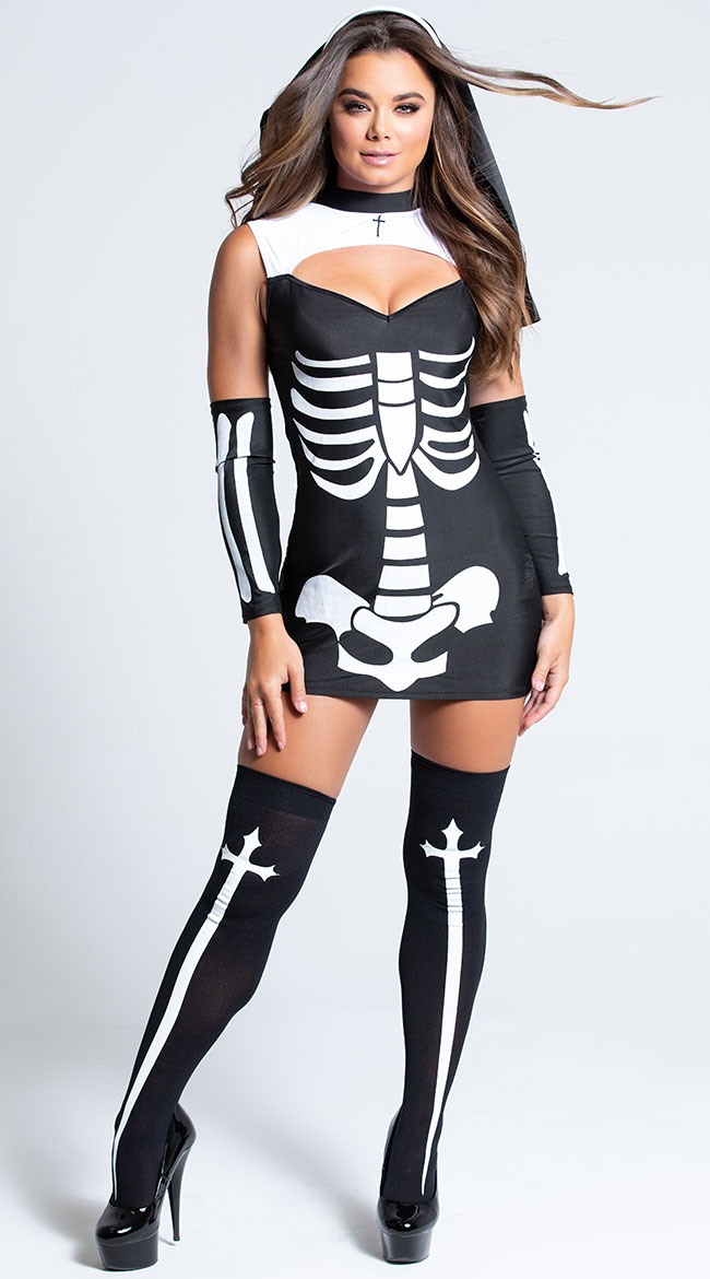 Sexy Skeleton Costumes, Skeleton Halloween Costumes, Womens
