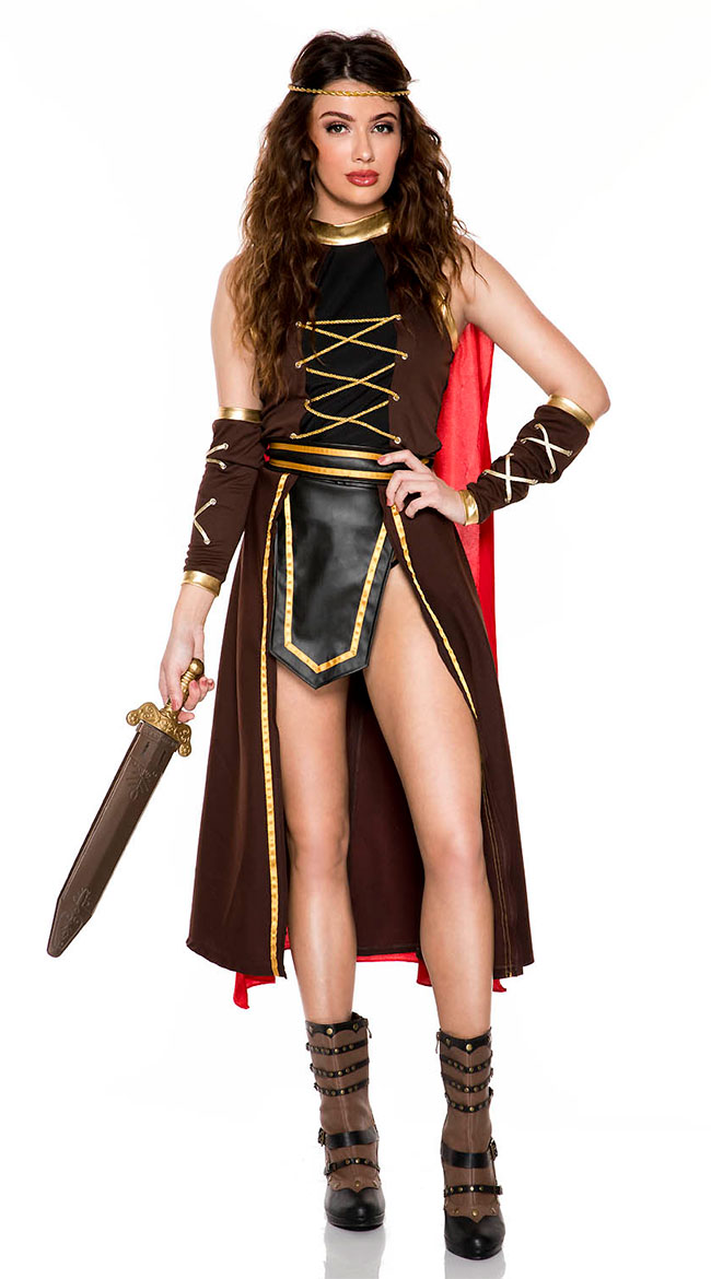 Music legs womens Viking warrior costume set