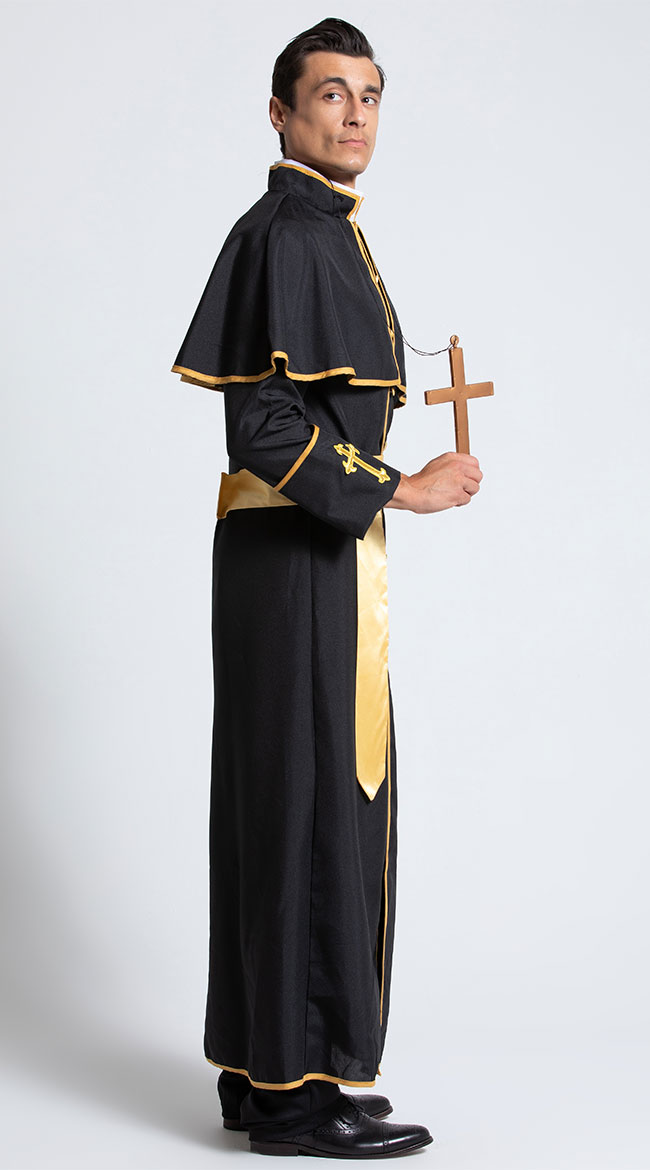 Mens Deluxe Priest Costume Mens Priest Costume | Free Download Nude ...