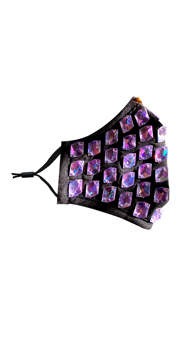 Femme Gem Face Mask, Sexy Fashion Mask