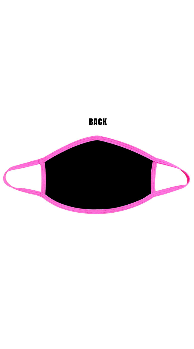 Pinktricity Black Light Face Mask, Stylish Face Mask