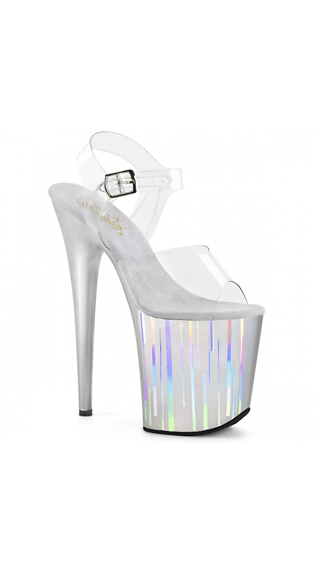 hologram platform sandals