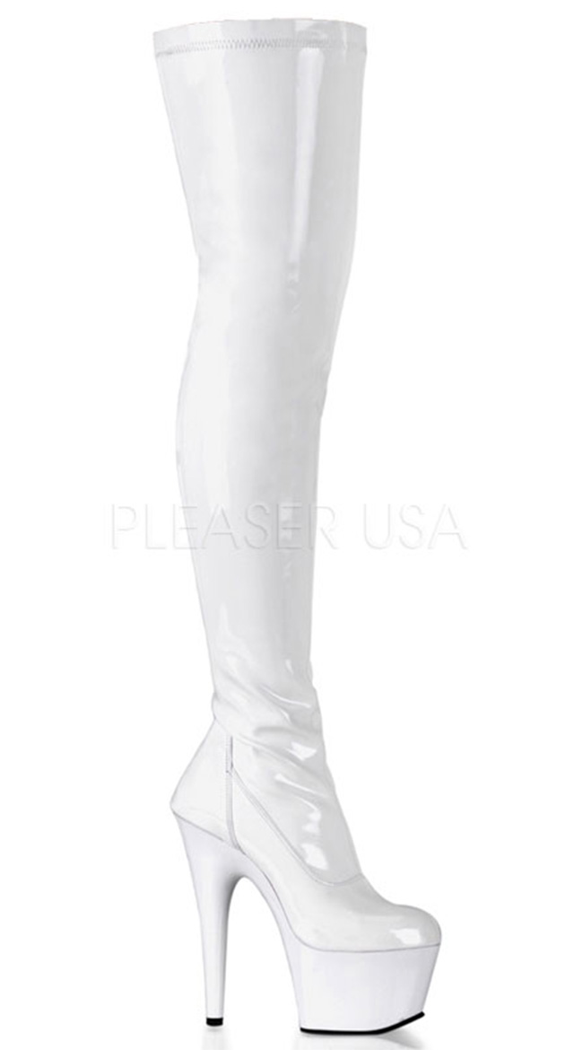 7 inch thigh high boots