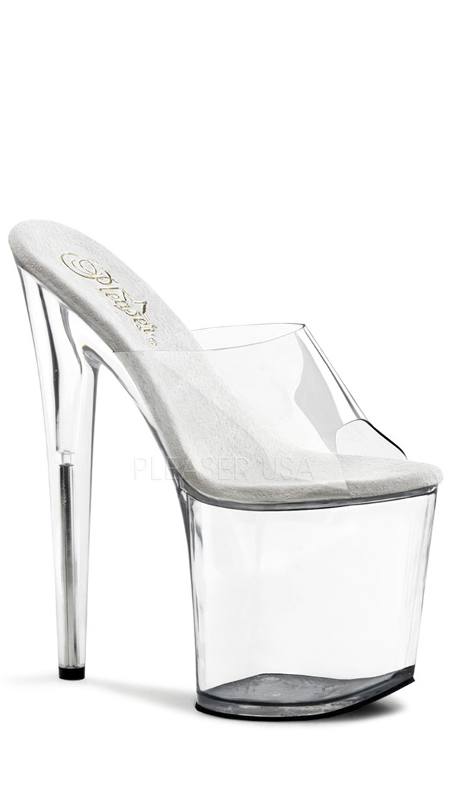 8 Inch Heel Platform Slide, 8 Inch Slides, 8 Inch Heels - Yandy.com