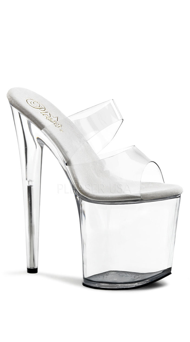 platform slide heels