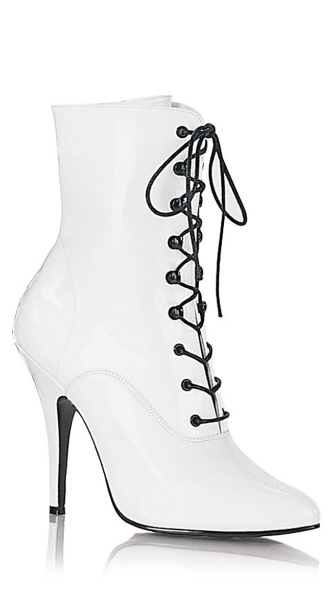 Lace Up Ankle Boot, 5 Inch Ankle Boot, Sexy Gangster Costume Boots ...