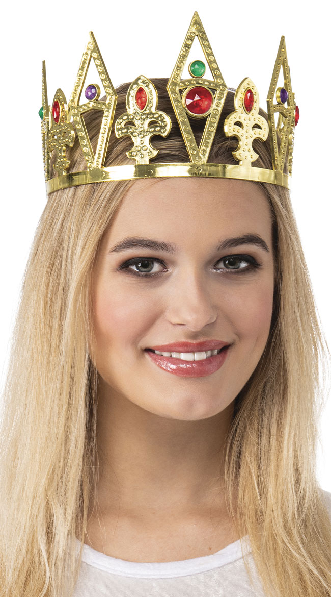 Gold Princess Crown, Sexy Princess Accessories - Yandy.com