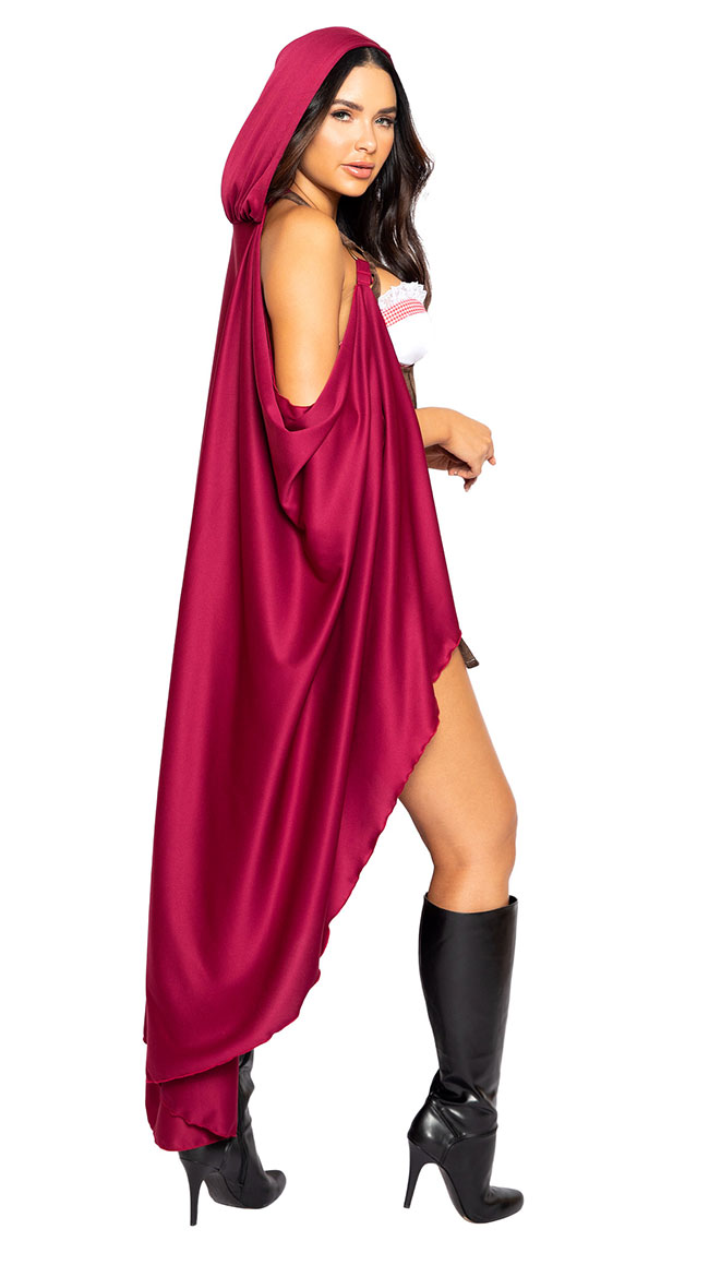 Crimson Wolf Hunter Costume, Sexy Little Red Riding Hood Costume