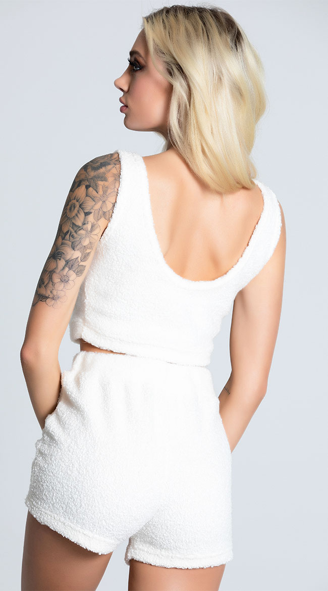 Barely Awake Fuzzy Lounge Set, Cozy Loungewear Sets