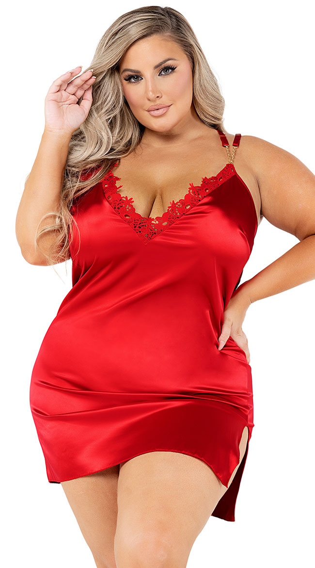 Forever Plus Size Lingerie Chemise