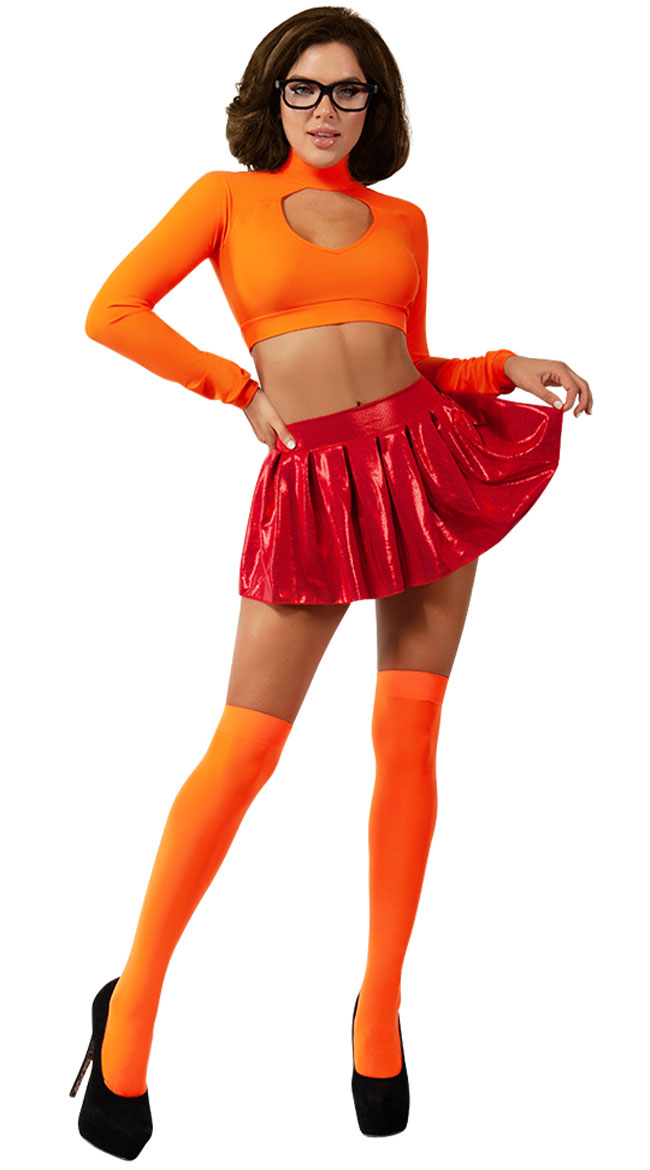 Brainy Babe Costume Sexy Velma Costume 