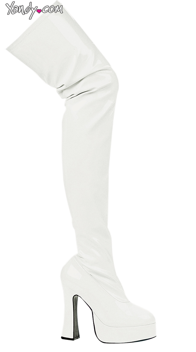 high leg chunky boots