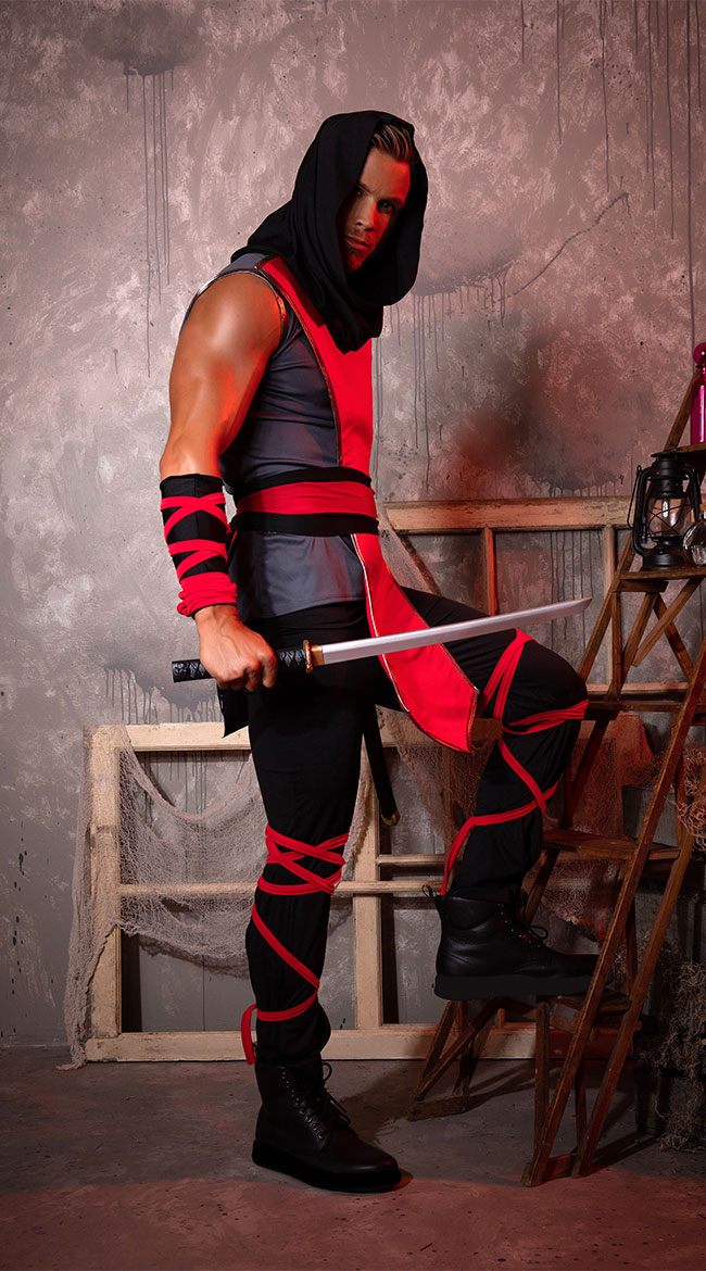 Yandy Men's Lethal Assassin Costume, men's ninja costume