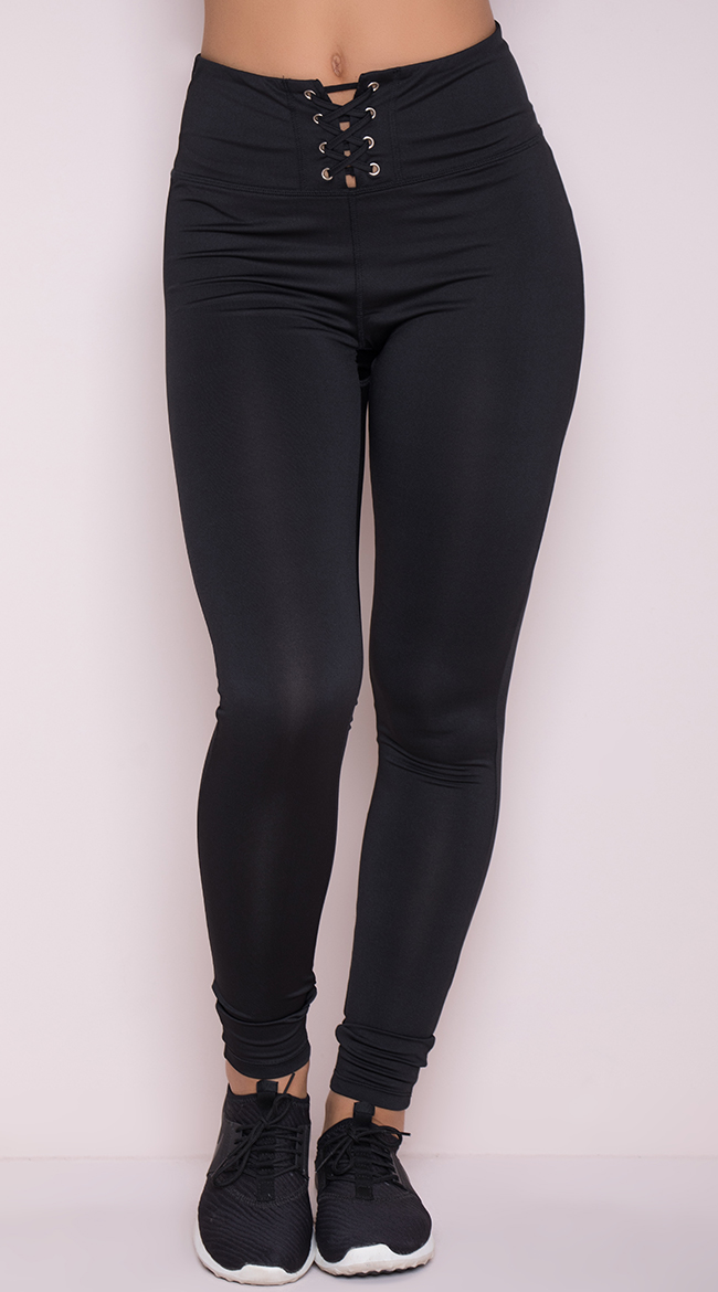 Yandy Lace-Up Leggings, black lace-up leggings - Yandy.com