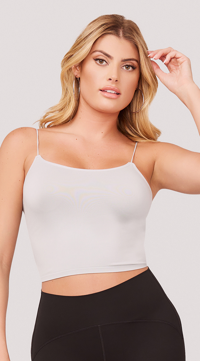 Seamless Cropped Tank Top, Seamless Cropped Cami Top