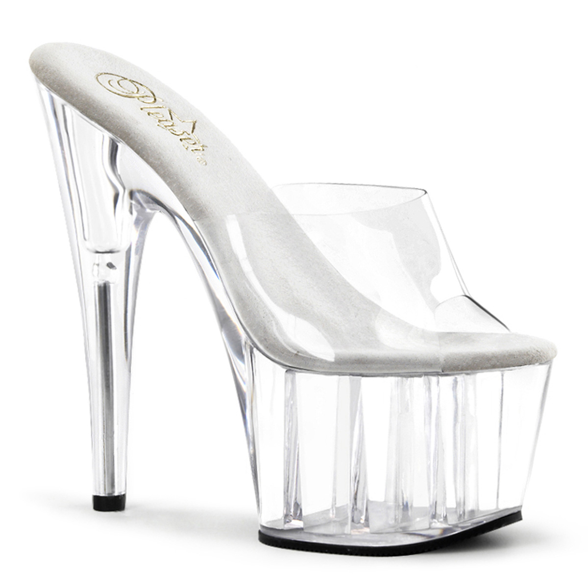 7 Inch Slide On Stiletto Shoe, 7 inch Platform Heels, High Heel Slip On ...