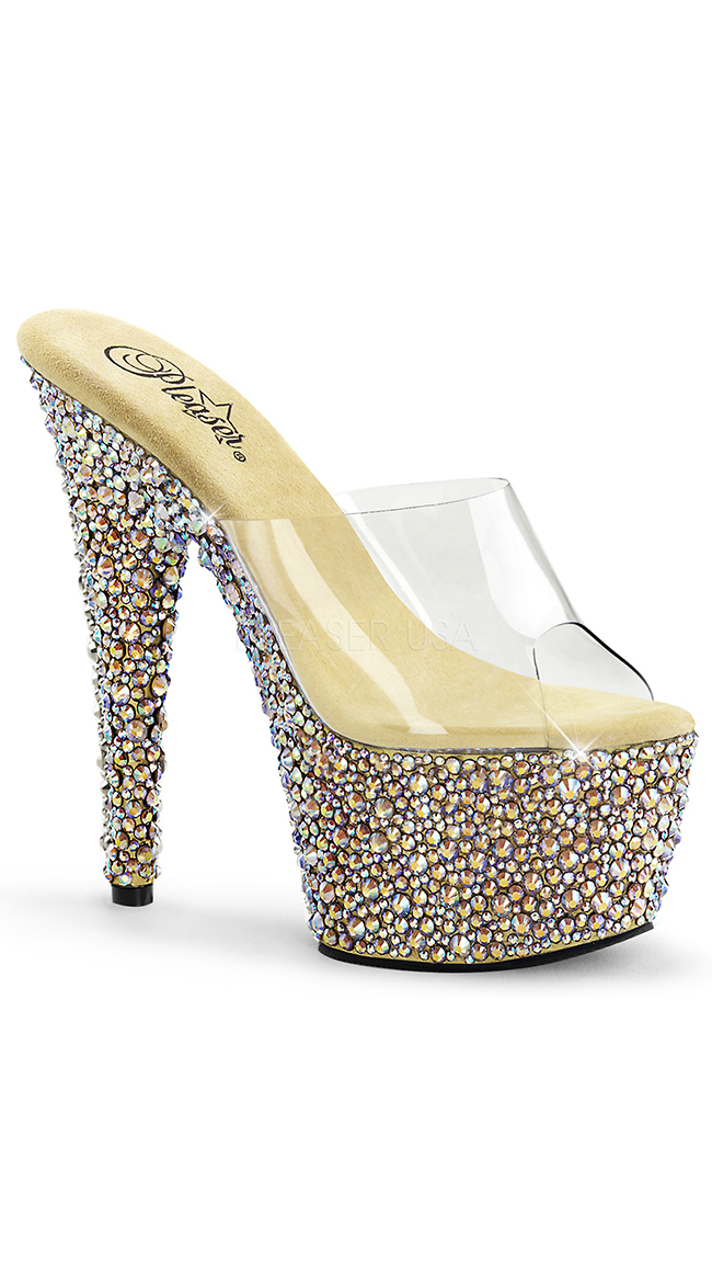 platform slide heels